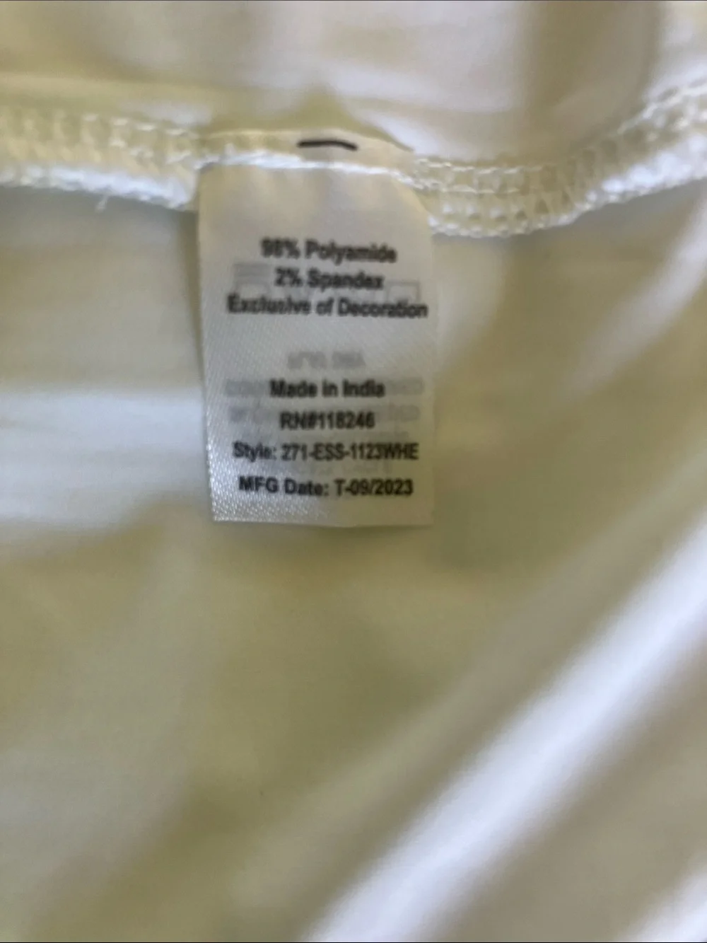 CANANA LIFE White w/ Blue Embroidery Tunic Maxi Dress Coverup Size M NWT - Picture 10 of 11